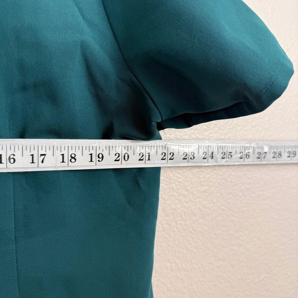 FIGS Catarina Scrub Top Women XL Teal Nursing V-Neck Short Sleeve‎ Healthcare